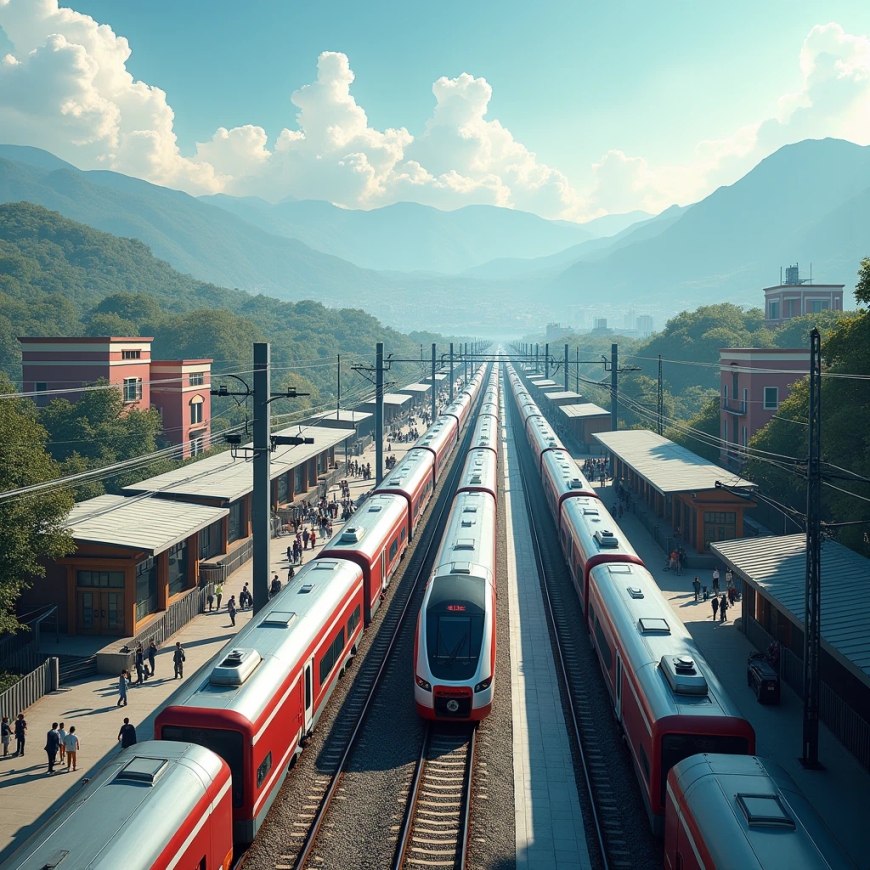 The country with the world's top local rail network system!