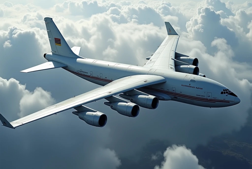 An amazing engineering feat: the Antonov AN-225 'Mriya' strategic cargo aircraft!